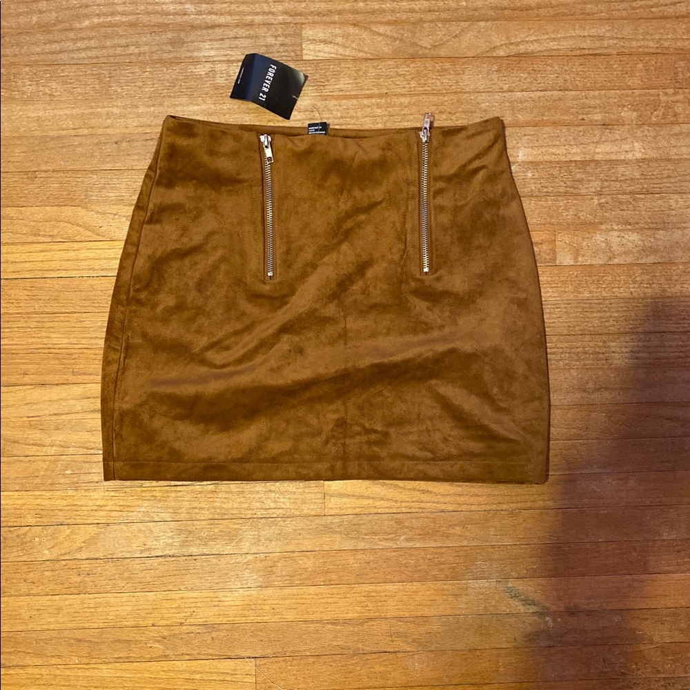 Forever 21 suede mini skirt